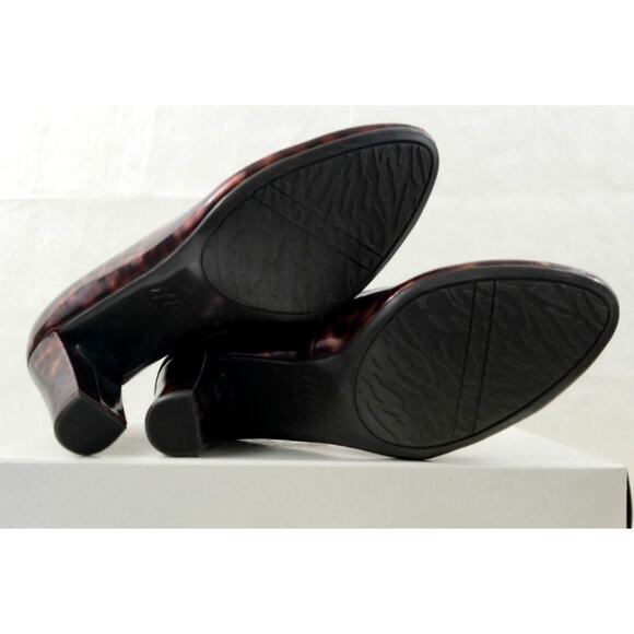 AK Anne Klein Iflex RAVA Pumps Heels Brown Multi Patent Size 7.5 New / Display - Picture 9 of 9